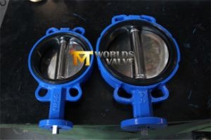 Wafer Butterfly Valve with CF8 Polished Disc EPDM Seat Pn10/16